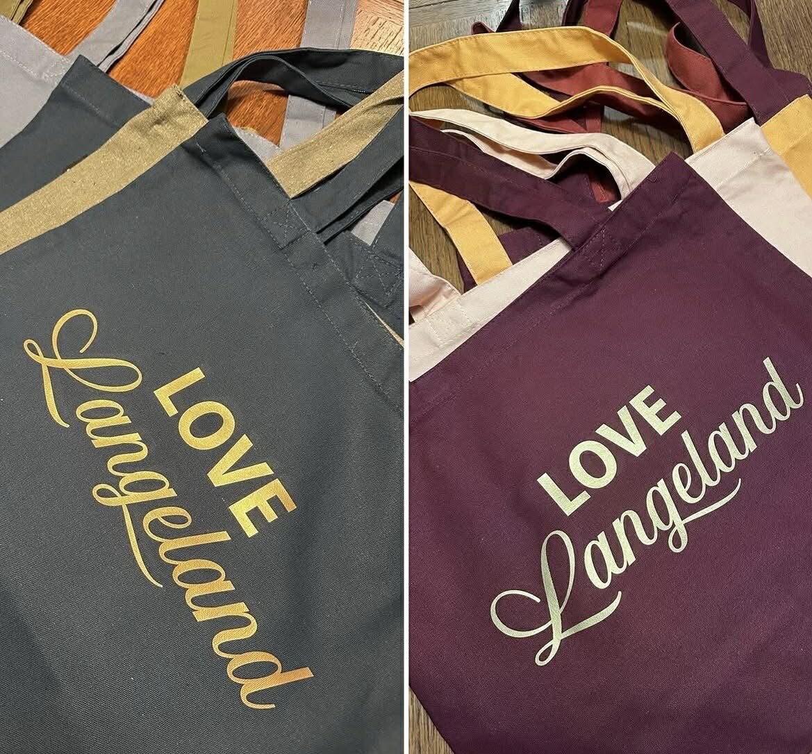 Love Langeland muleposer med logo